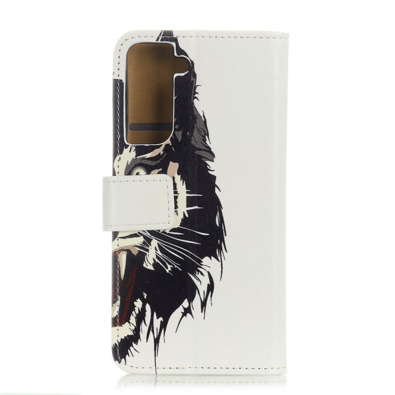 Etui Folio Samsung Galaxy S21 5G Dziki Tygrys