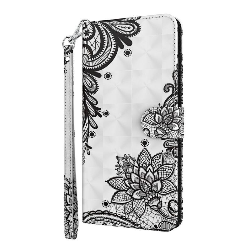 Etui Folio Samsung Galaxy S21 5G Elegancka Koronka Etui Ochronne