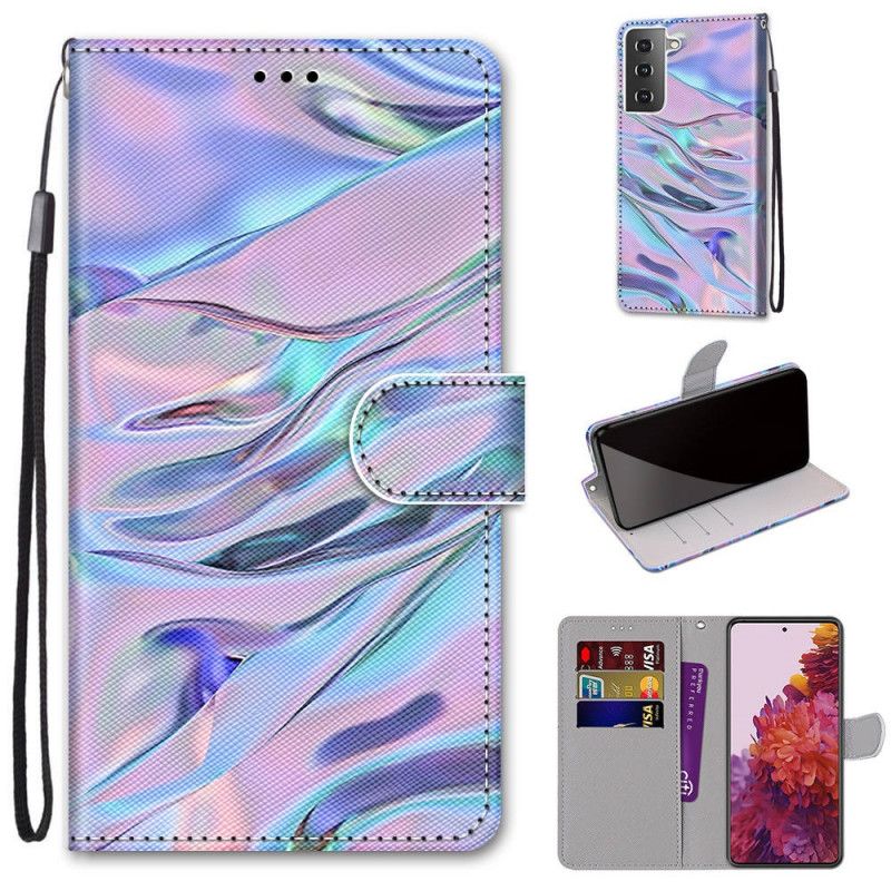 Etui Folio Samsung Galaxy S21 5G Jak Farba Etui Ochronne