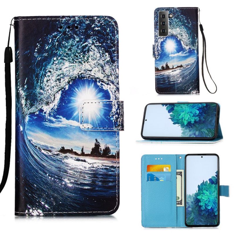 Etui Folio Samsung Galaxy S21 5G Kochaj Falę