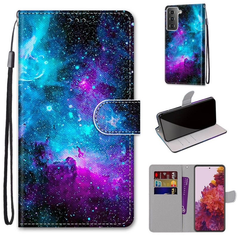 Etui Folio Samsung Galaxy S21 5G Kosmiczne Niebo