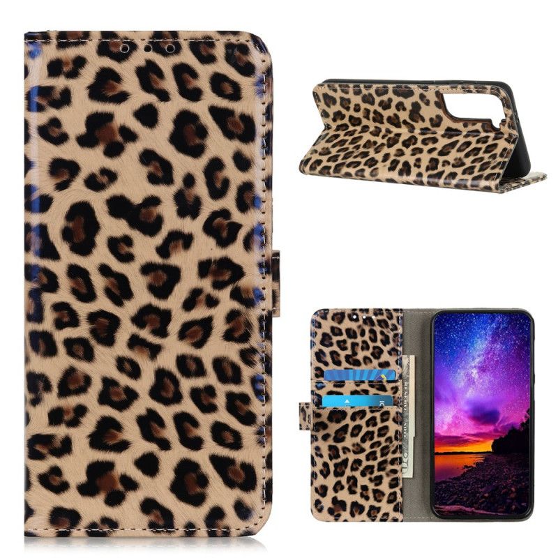 Etui Folio Samsung Galaxy S21 5G Lampart Etui Ochronne