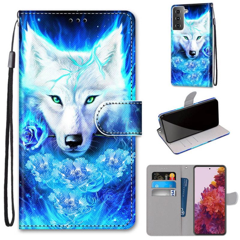 Etui Folio Samsung Galaxy S21 5G Magiczny Wilk