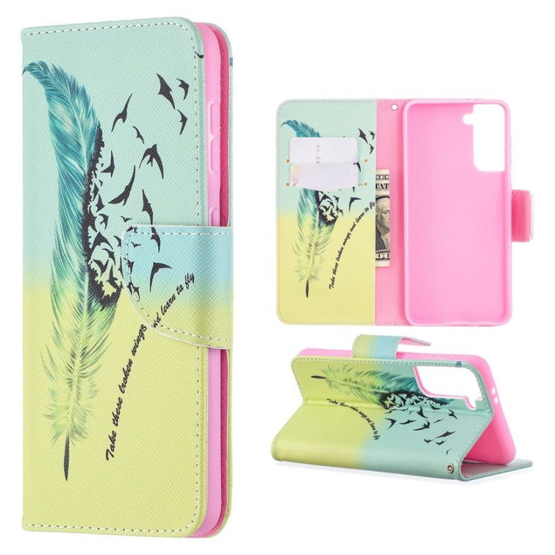 Etui Folio Samsung Galaxy S21 5G Naucz Się Latać Etui Ochronne