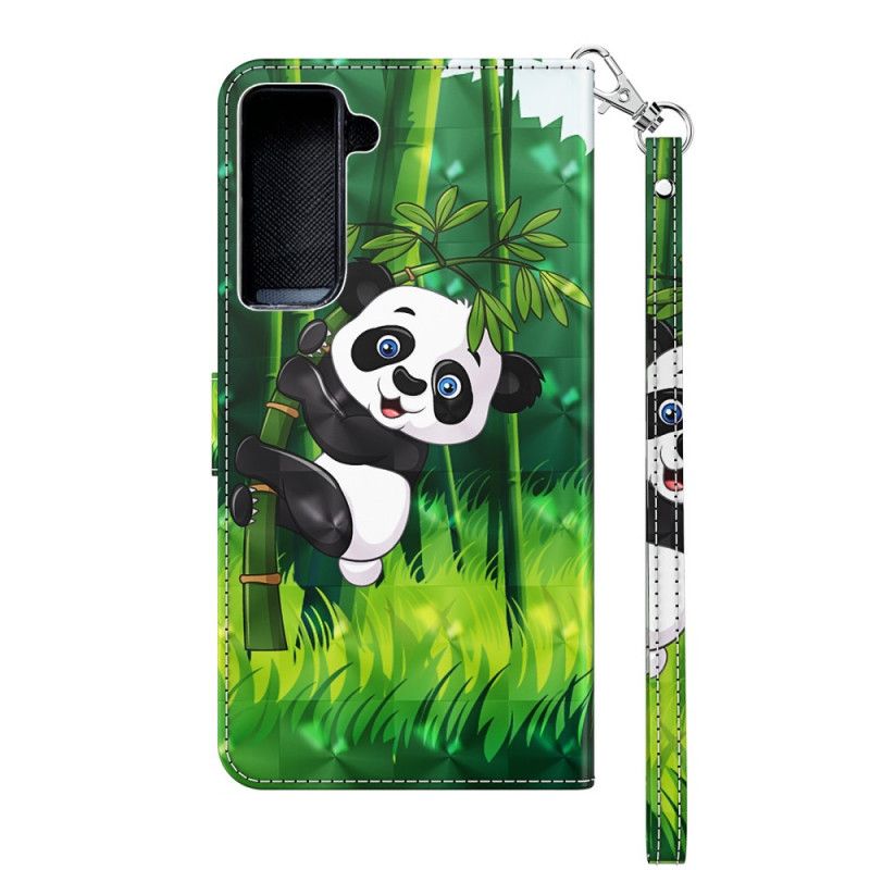 Etui Folio Samsung Galaxy S21 5G Panda I Bambus Etui Ochronne