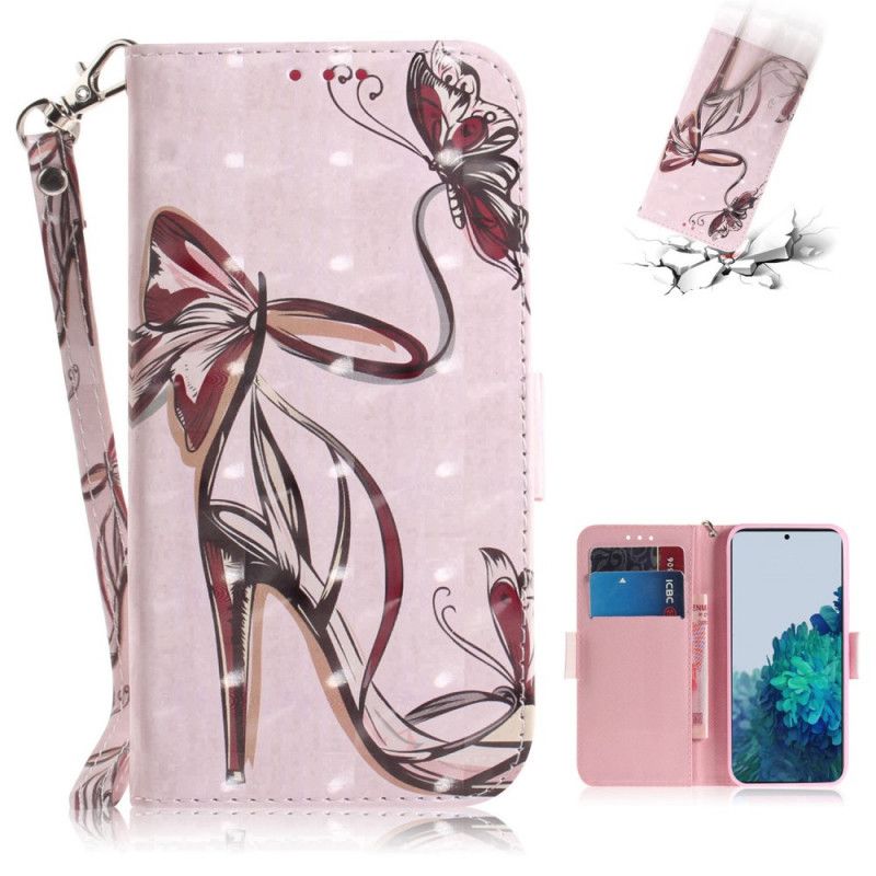 Etui Folio Samsung Galaxy S21 5G Pompka Taśmowa