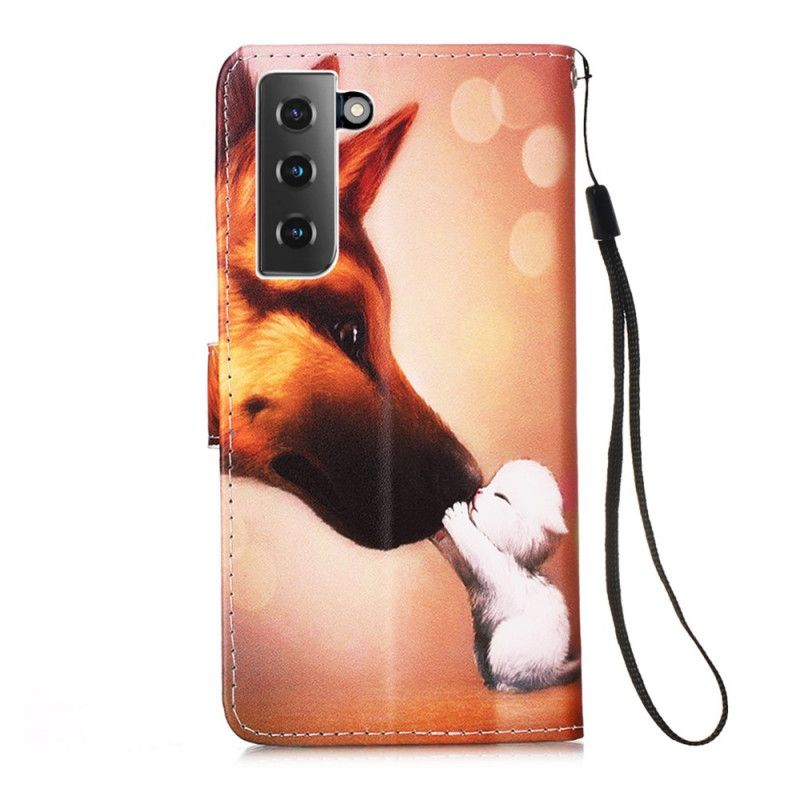 Etui Folio Samsung Galaxy S21 5G Przyjaciel Kota Ernesta