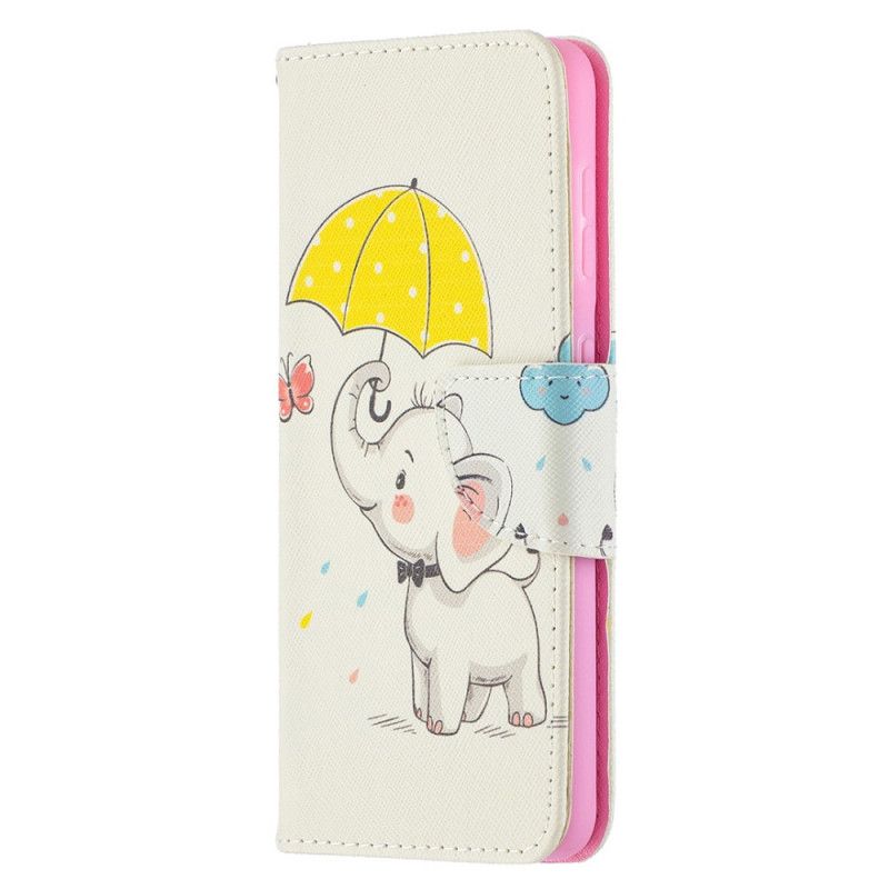 Etui Folio Samsung Galaxy S21 5G Słoniątko Etui Ochronne