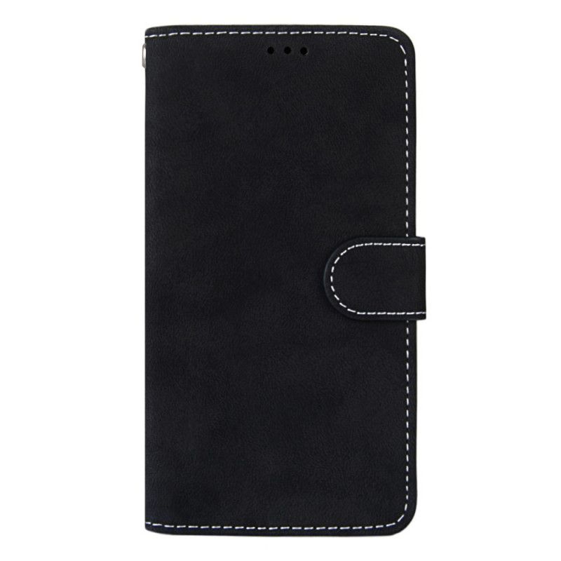 Etui Folio Samsung Galaxy S21 5G Szary Czarny Skóra Ekologiczna W Nowych Kolorach Vintage Etui Ochronne