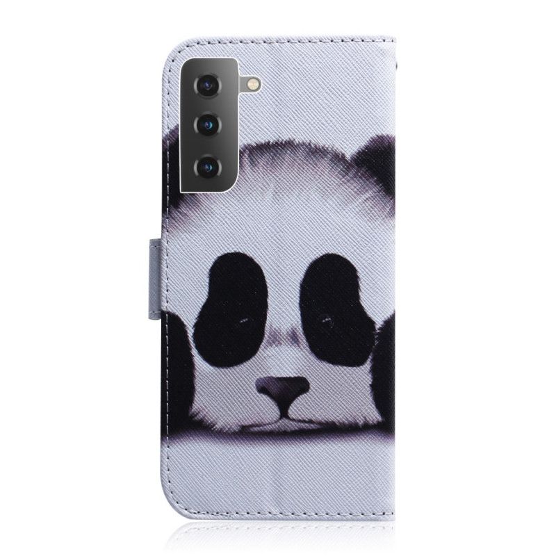 Etui Folio Samsung Galaxy S21 5G Twarz Pandy Etui Ochronne