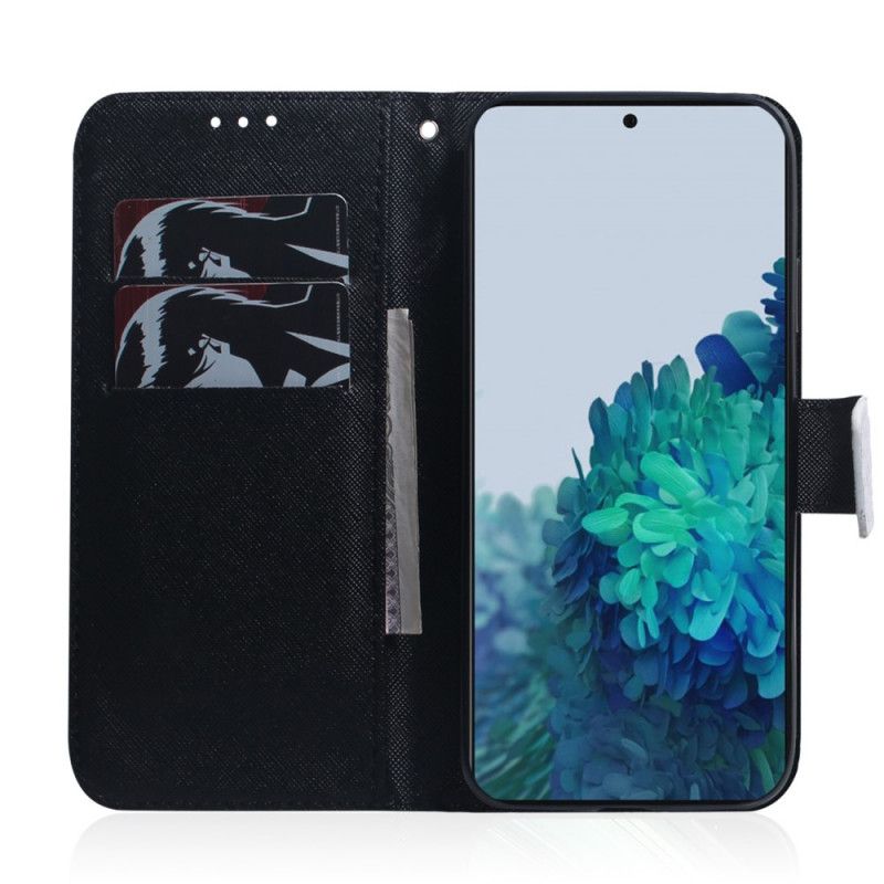 Etui Folio Samsung Galaxy S21 5G Twarz Pandy Etui Ochronne