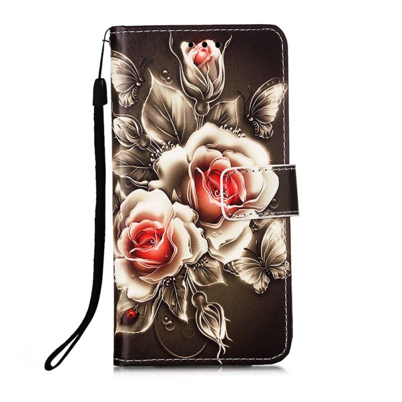 Etui Folio Samsung Galaxy S21 5G Złote Róże