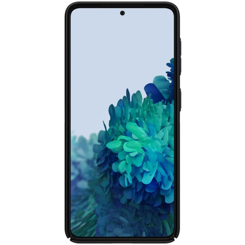 Etui Samsung Galaxy S21 5G Biały Czarny Sztywny Matowy Nillkin