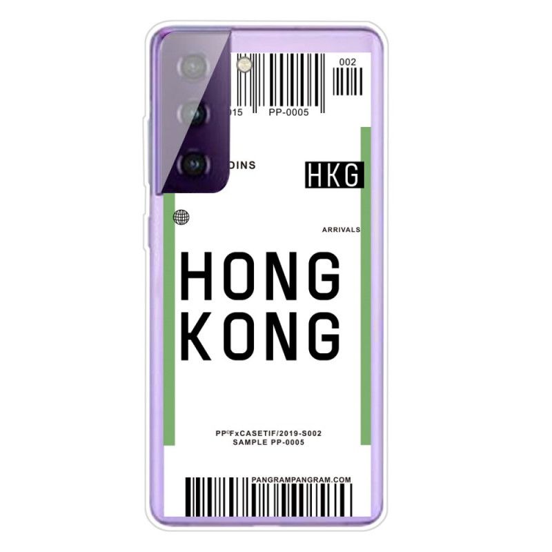 Etui Samsung Galaxy S21 5G Karta Pokładowa Do Hongkongu