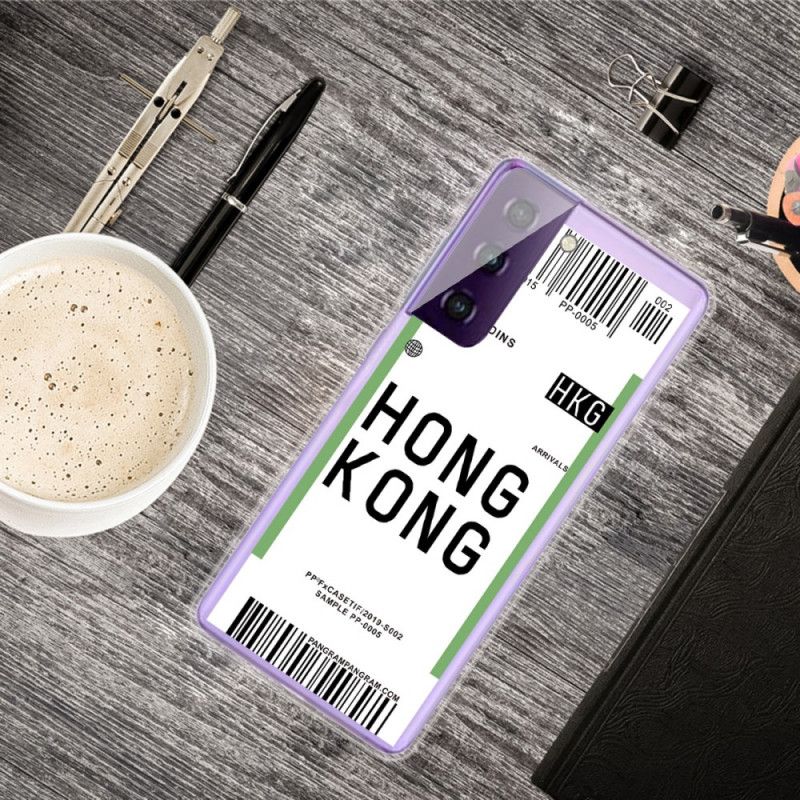 Etui Samsung Galaxy S21 5G Karta Pokładowa Do Hongkongu