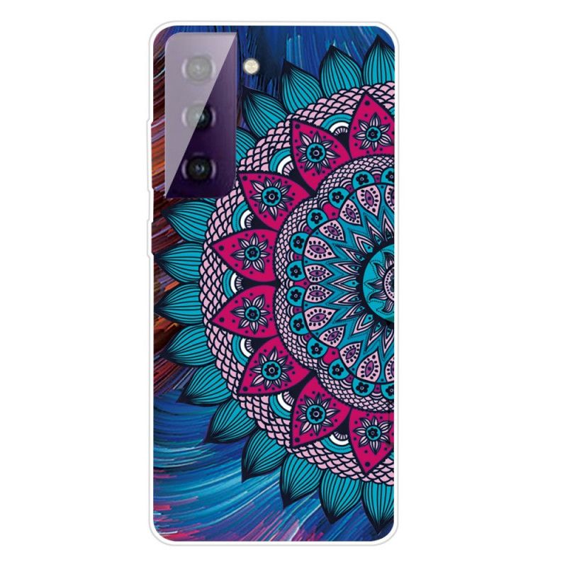 Etui Samsung Galaxy S21 5G Kolorowa Mandala