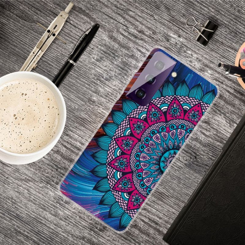 Etui Samsung Galaxy S21 5G Kolorowa Mandala