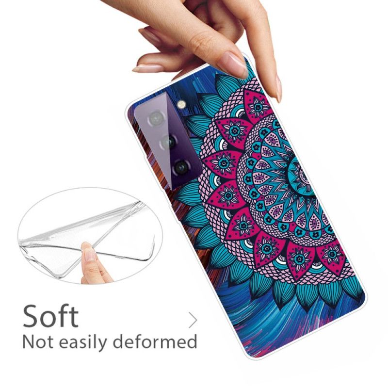 Etui Samsung Galaxy S21 5G Kolorowa Mandala