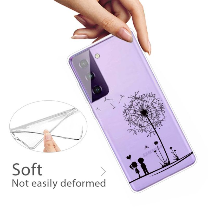 Etui Samsung Galaxy S21 5G Miłość Mniszka Lekarskiego