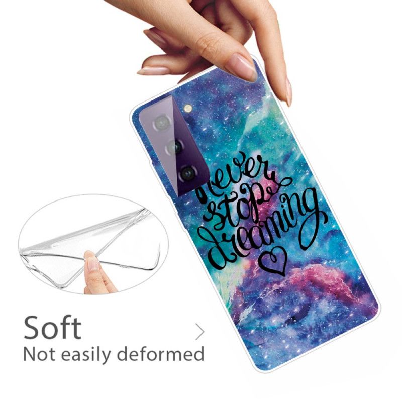 Etui Samsung Galaxy S21 5G Nigdy Nie Przestawaj Marzyć Etui Ochronne