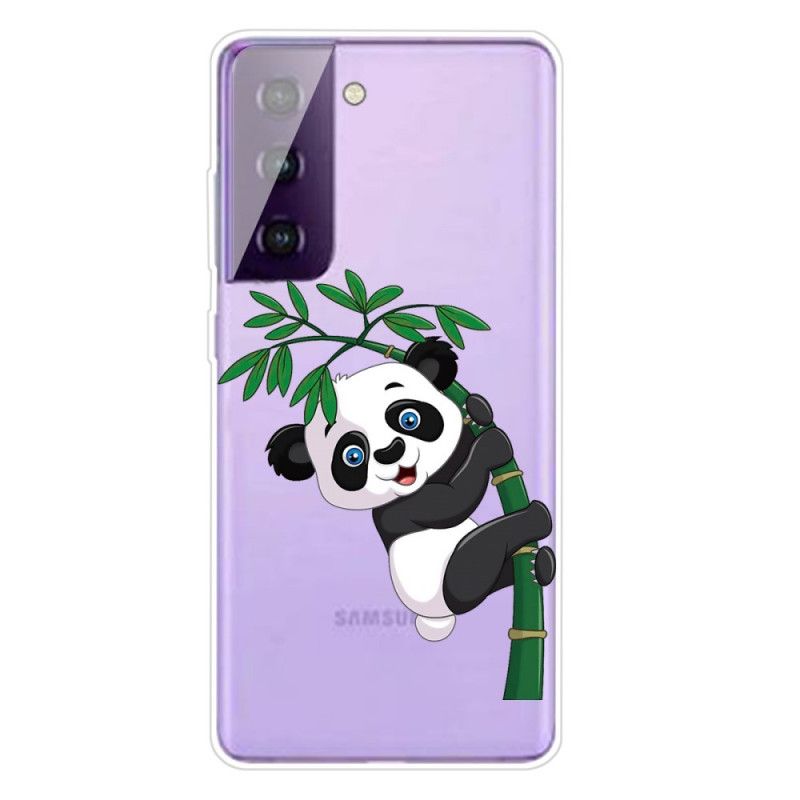 Etui Samsung Galaxy S21 5G Panda Na Bambusie