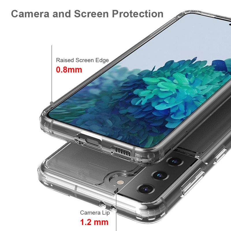 Etui Samsung Galaxy S21 5G Przezroczysty Kryształ Etui Ochronne