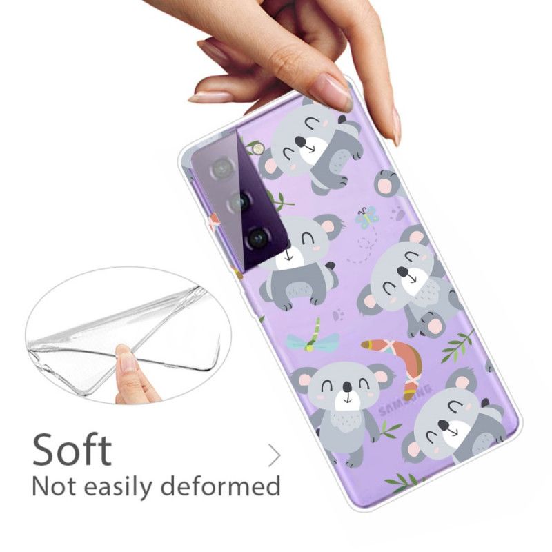 Etui Samsung Galaxy S21 5G Słodkie Koale