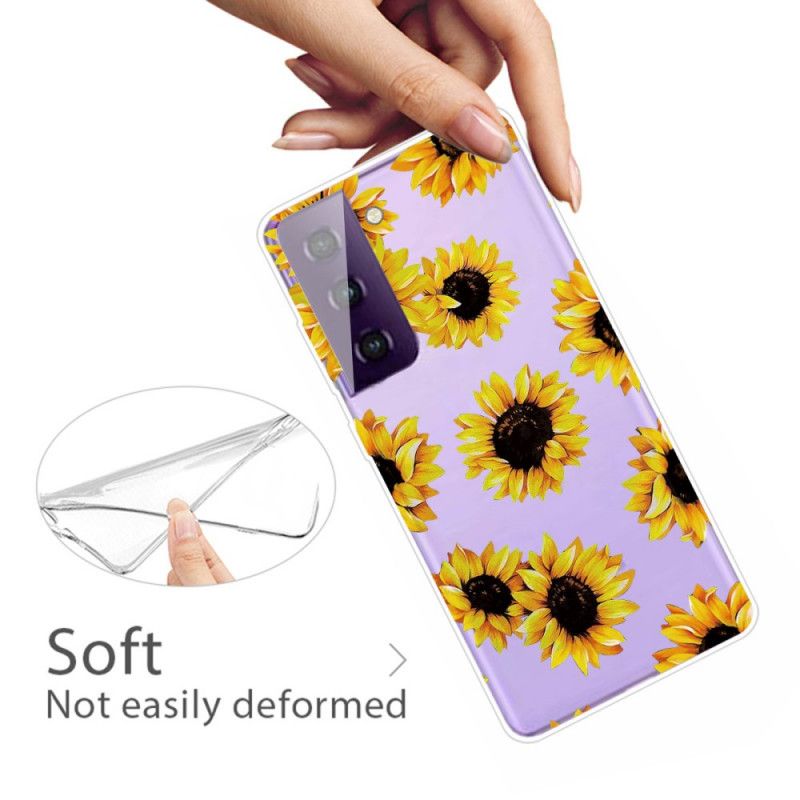 Etui Samsung Galaxy S21 5G Słoneczniki