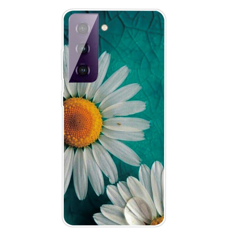 Etui Samsung Galaxy S21 5G Stokrotka