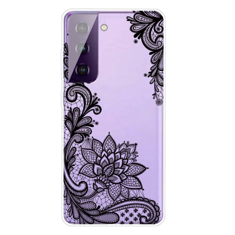 Etui Samsung Galaxy S21 5G Wysublimowana Koronka