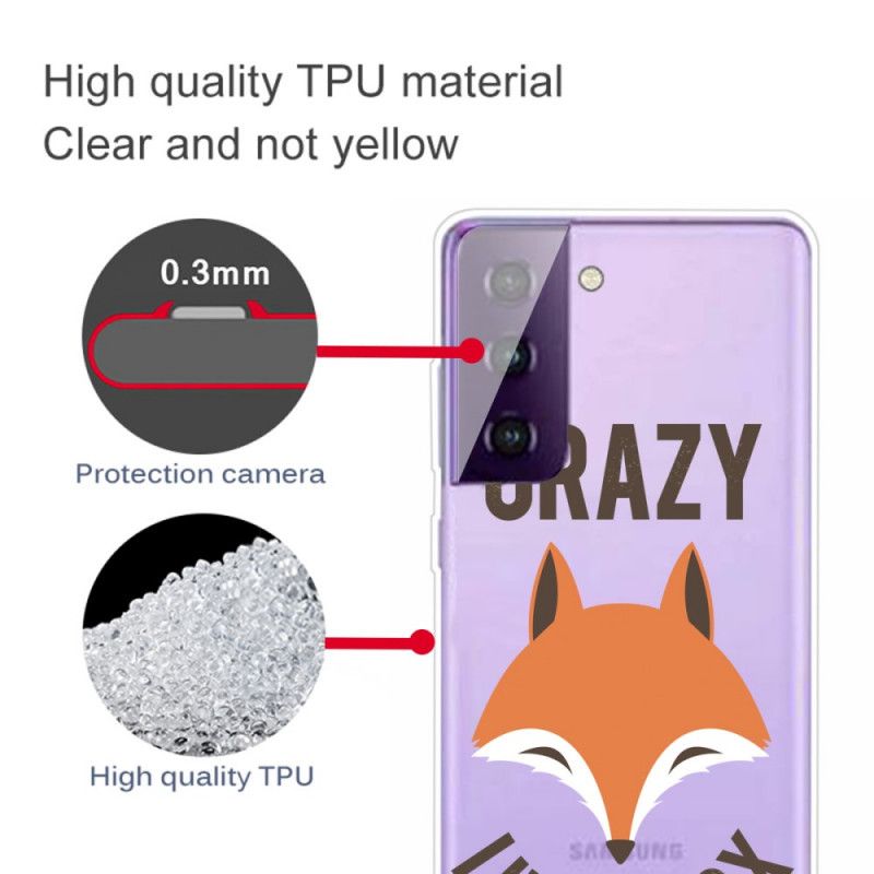 Futerały Samsung Galaxy S21 5G Etui na Telefon Lis / Szalony Jak Lis