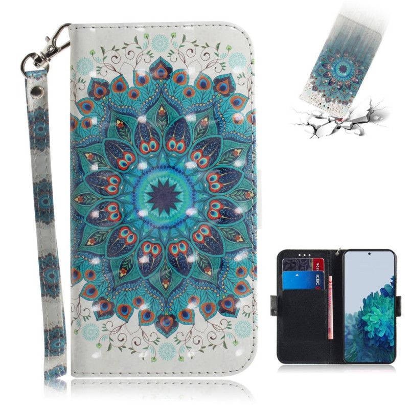 Obudowa Samsung Galaxy S21 5G Etui na Telefon Mistrzowska Mandala Ze Stringami