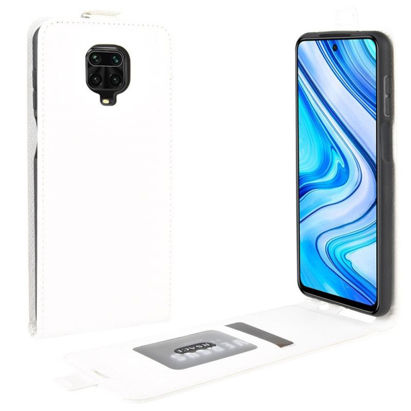 Etui Folio Xiaomi Redmi Note 9S / Note 9 Pro Biały Czarny Składany