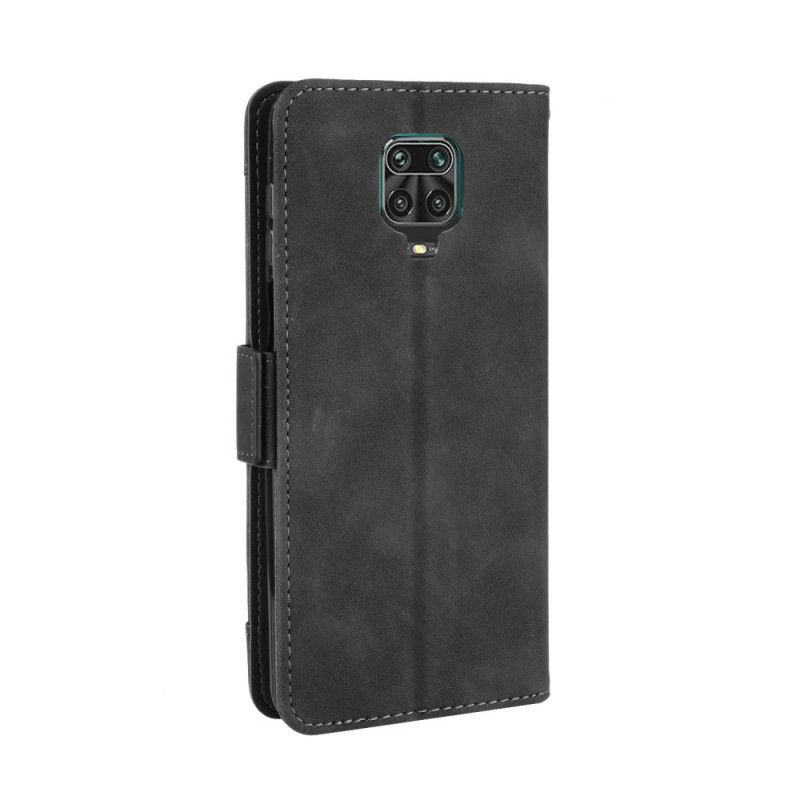 Etui Folio Xiaomi Redmi Note 9S / Note 9 Pro Czerwony Czarny Multikarty Etui Ochronne