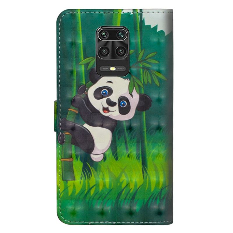 Etui Folio Xiaomi Redmi Note 9S / Note 9 Pro Panda I Bambus Etui Ochronne