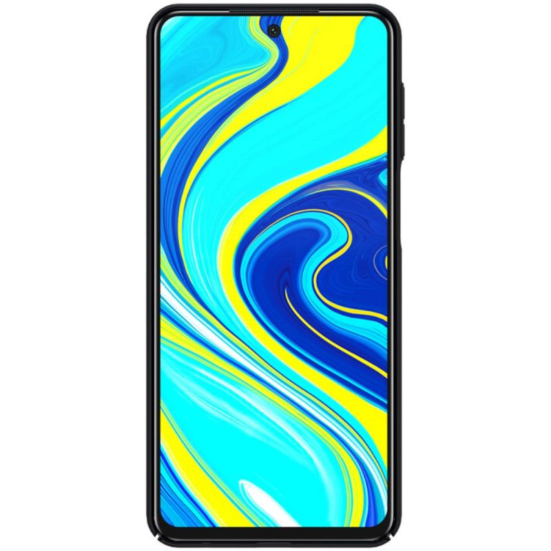 Etui Xiaomi Redmi Note 9S / Note 9 Pro Granatowy Czarny Sztywny Matowy Nillkin