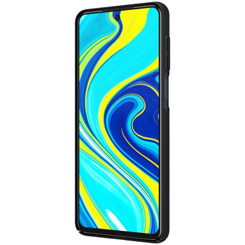 Etui Xiaomi Redmi Note 9S / Note 9 Pro Granatowy Czarny Sztywny Matowy Nillkin