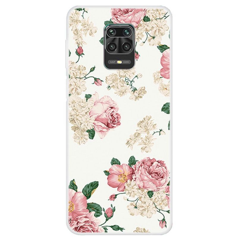 Etui Xiaomi Redmi Note 9S / Note 9 Pro Kwiaty Wolności Etui Ochronne