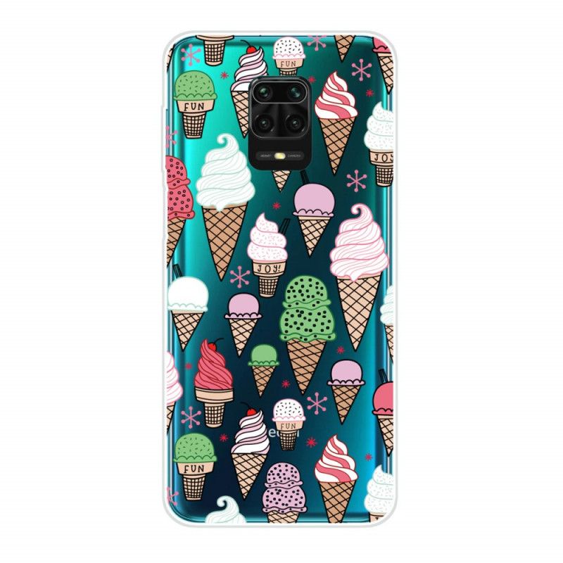 Etui Xiaomi Redmi Note 9S / Note 9 Pro Lody Śmietankowe