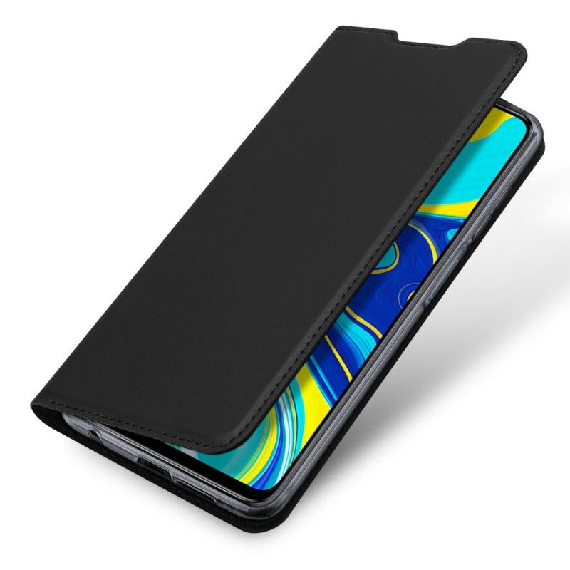 Flip Kotelot Xiaomi Redmi Note 9S / Note 9 Pro Granatowy Czarny Dux Ducis