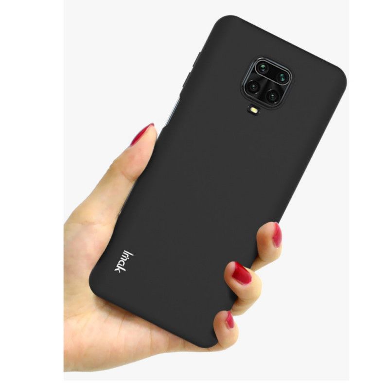 Futerały Xiaomi Redmi Note 9S / Note 9 Pro Granatowy Czarny Uc-1 Mata Silikonowa Imak