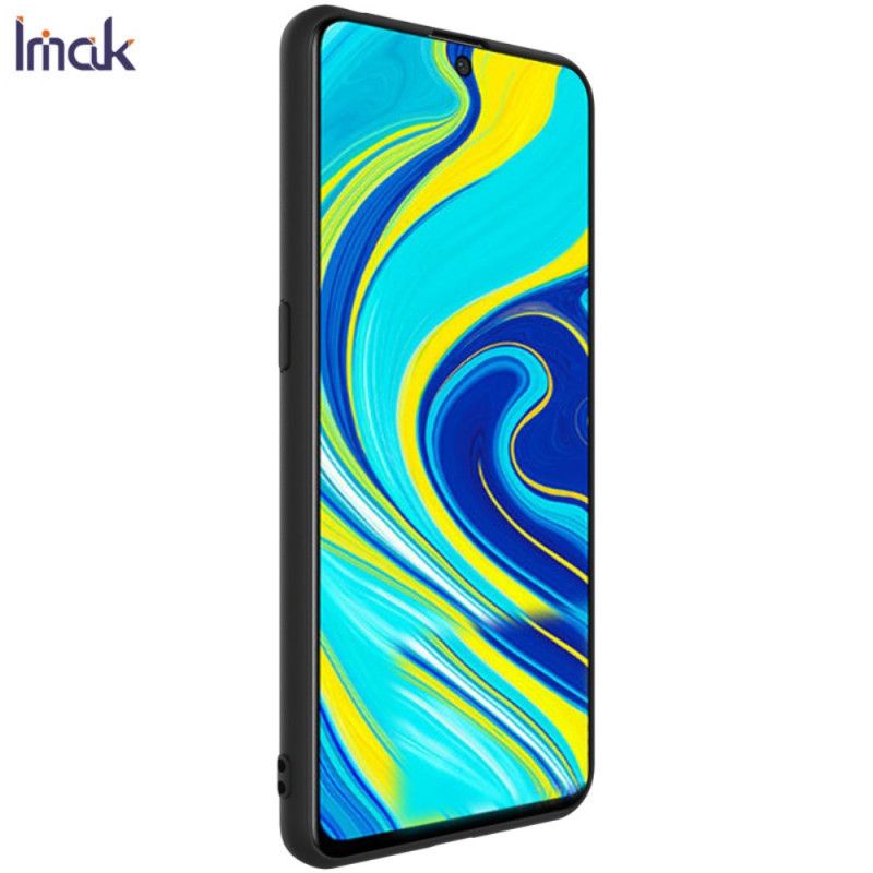 Futerały Xiaomi Redmi Note 9S / Note 9 Pro Granatowy Czarny Uc-1 Mata Silikonowa Imak