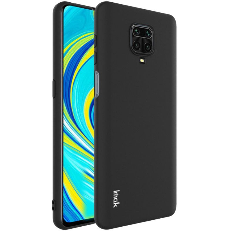 Futerały Xiaomi Redmi Note 9S / Note 9 Pro Granatowy Czarny Uc-1 Mata Silikonowa Imak