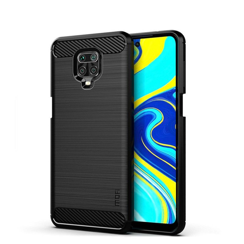 Futerały Xiaomi Redmi Note 9S / Note 9 Pro Szary Czarny Szczotkowana Mofi