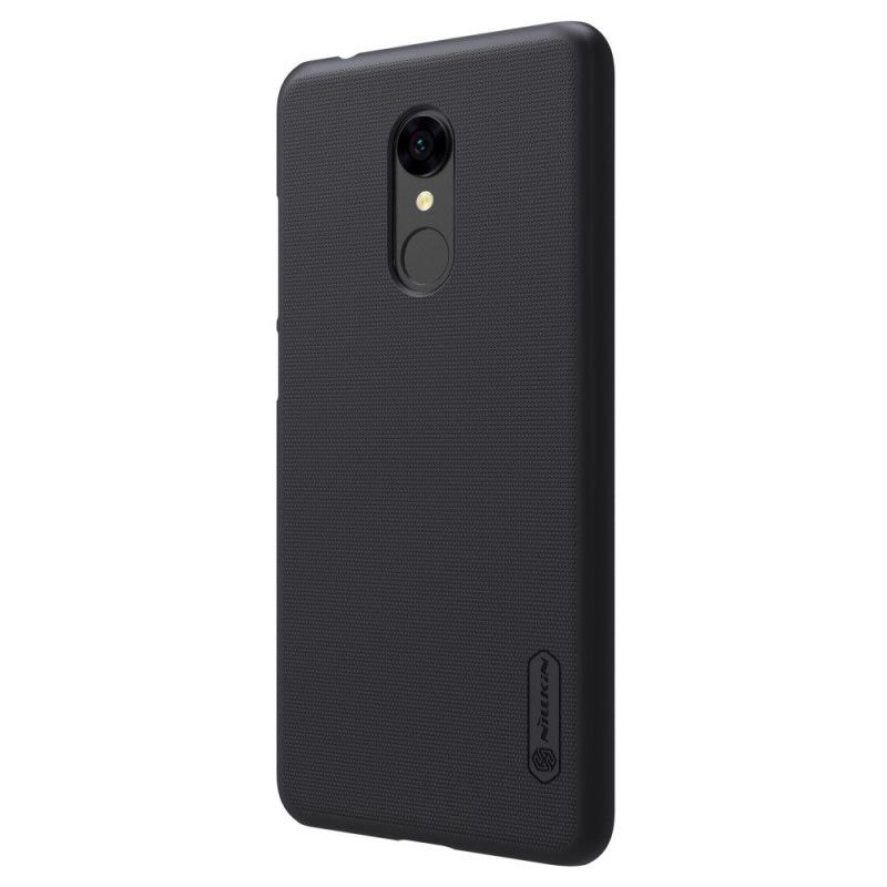 Etui Xiaomi Redmi 5 Złoty Czarny Sztywny Matowy Nillkin