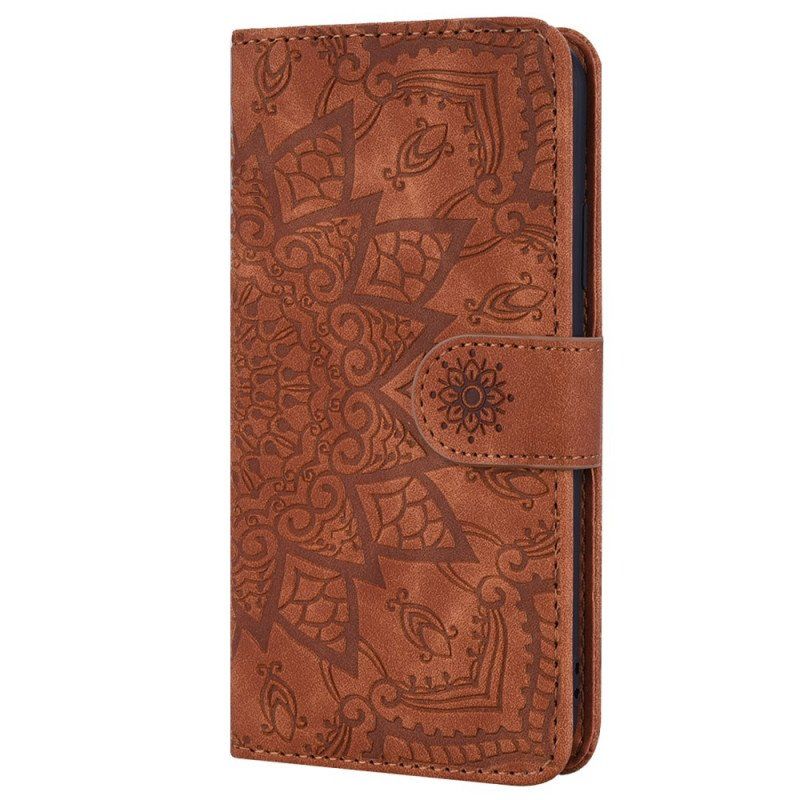 Etui Folio do Poco M4 Pro 5G Barokowo-mandala