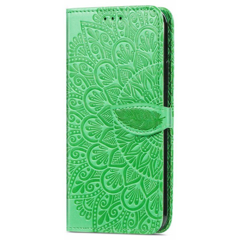 Etui Folio do Poco M4 Pro 5G Plemienne Liście