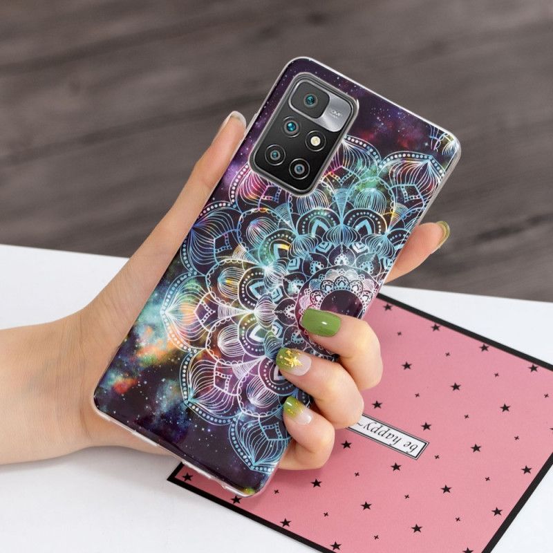 Etui Do Xiaomi Redmi 10 Kolorowa Mandala Fluorescencyjna