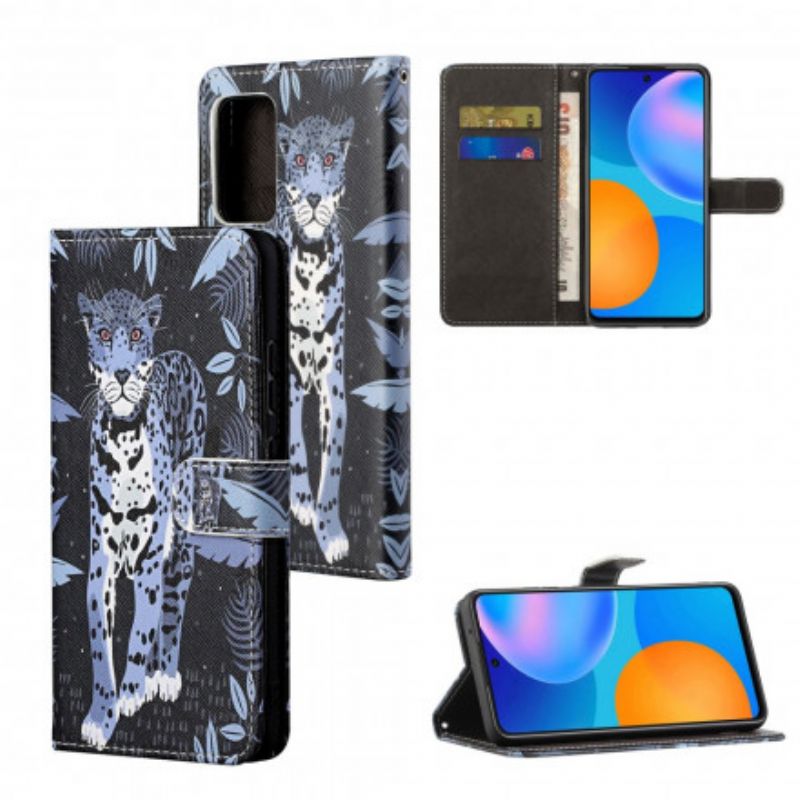 Etui Folio Do Xiaomi Redmi 10 Leopard Strappy