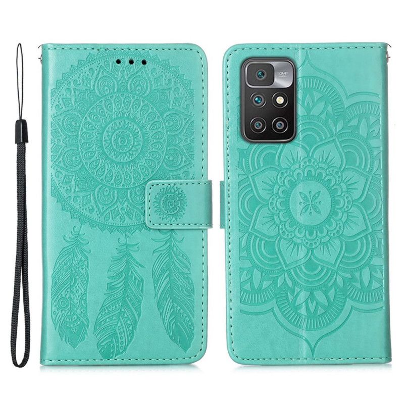 Etui Folio Xiaomi Redmi 10 Dream Catcher Z Nadrukiem I Paskiem Etui Ochronne